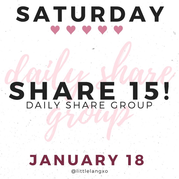 ♥ CLOSED ♥ SAT JAN 18 ♥ SHARE GROUP ♥ - Picture 2 of 5